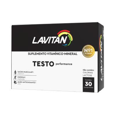 Suplemento Vitamínico Lavitan Testo Performance 30 Comprimidos